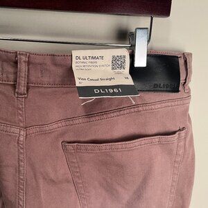 NWT DL1961 Men's light brown Vinn Casual Straight Leg Pants 38 x 30 NEW